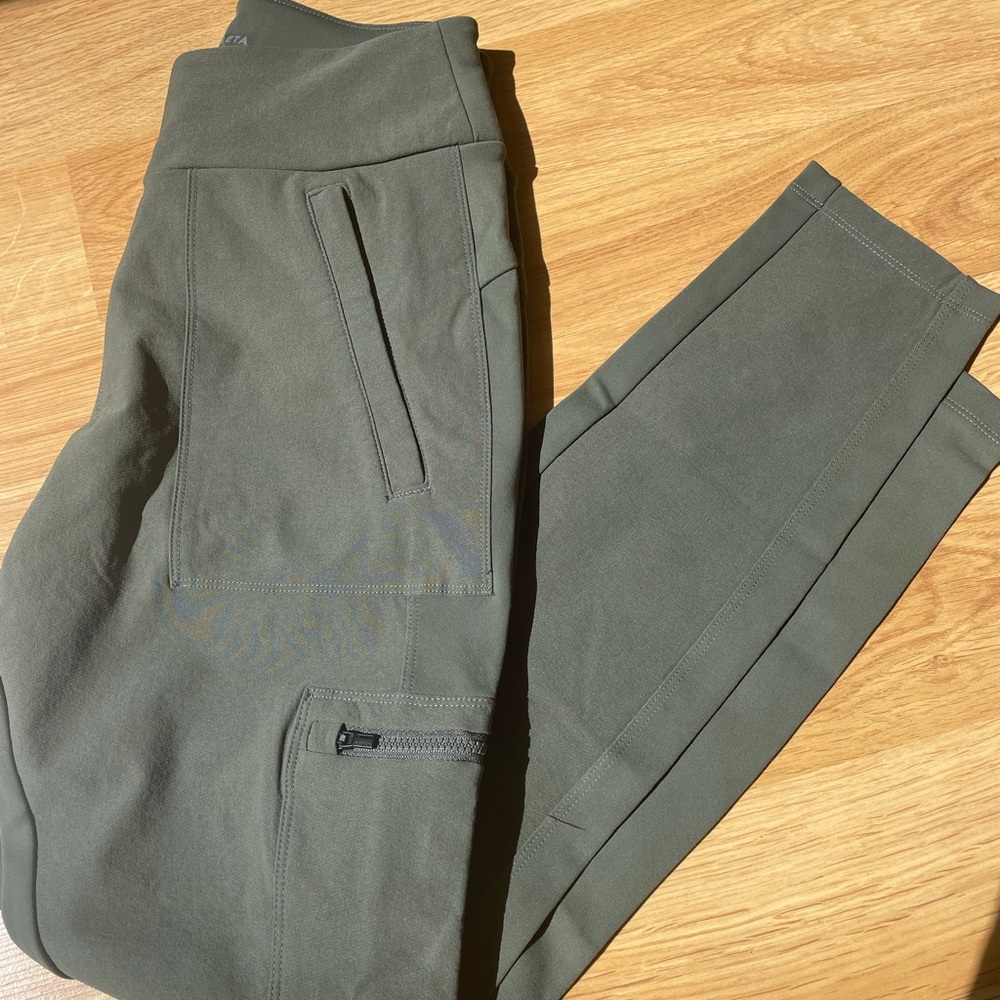 Athleta Army Green Cargo Pants